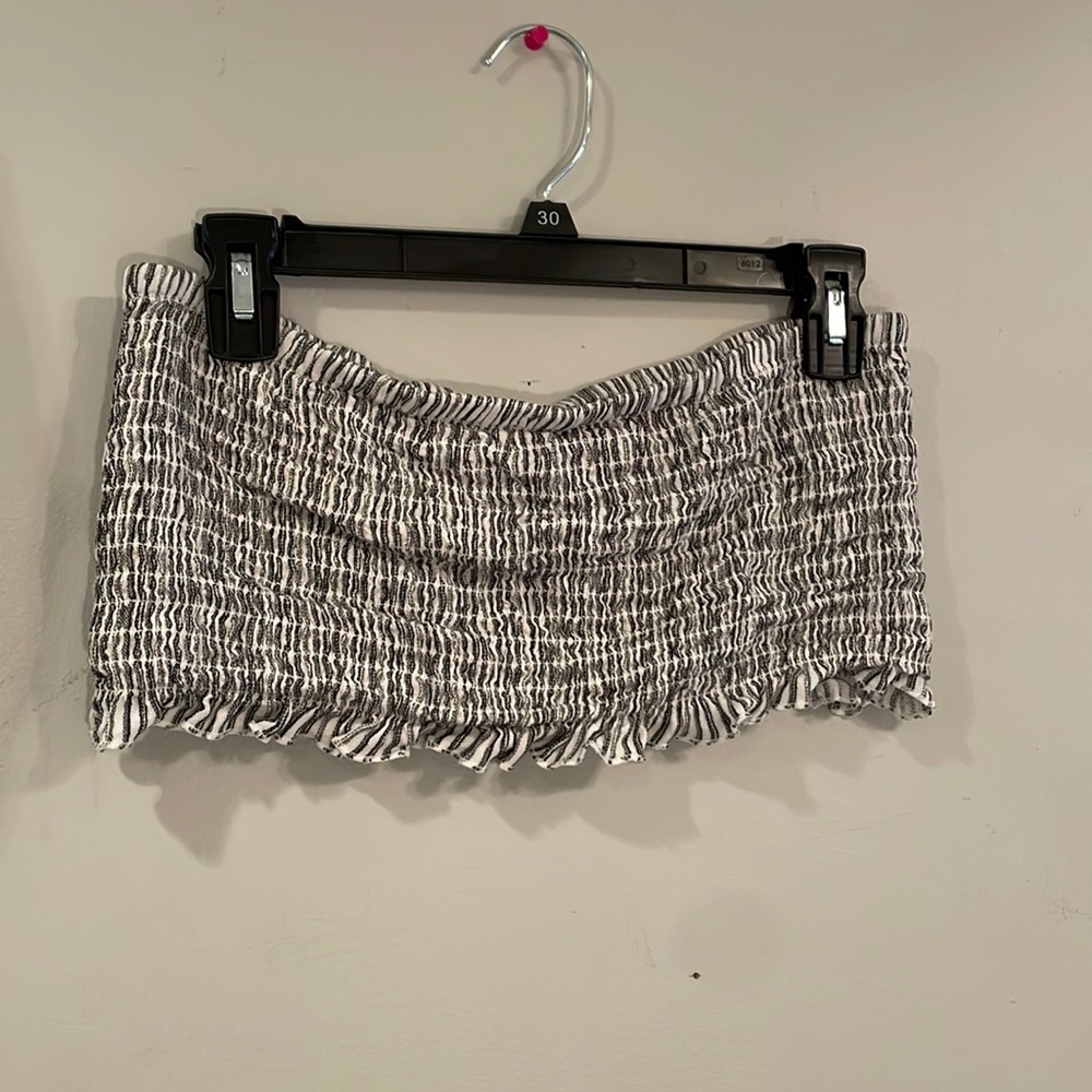 Black and White Tube Top